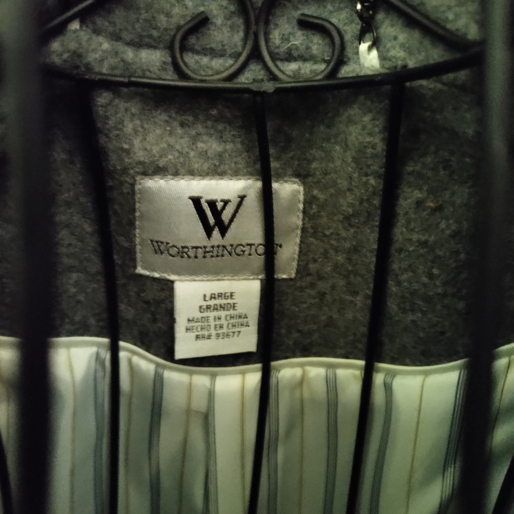 Wool Button Up Coat - image 7